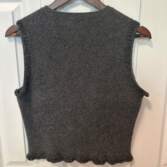 Club Monaco grey sleeveless top in size small - Picture 3 of 4